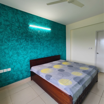 Bedroom in 3 BHK Apartment at Mantri Webcity, Hennur Road – for Rent