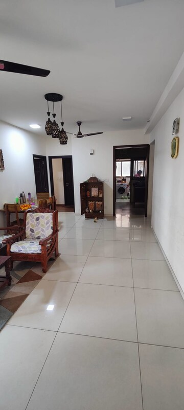 Living Room in 3 BHK Apartment at Sobha Palm Courts, Kogilu – for Rent