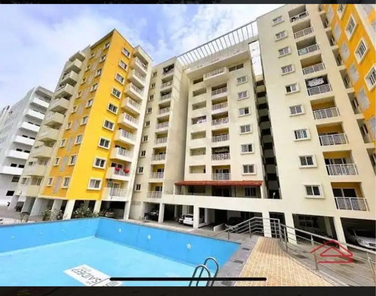 2 BHK + Pooja Room Apartment For Sale in Saideep Hulas