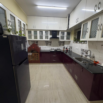 Kitchen in 2 BHK Apartment at Tetra Grand Green Aspire Thanisandra, Sampigehalli – for Rent