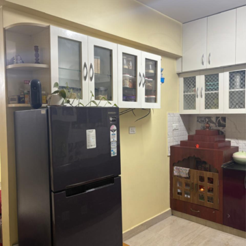 Kitchen in 2 BHK Apartment at Tetra Grand Green Aspire Thanisandra, Sampigehalli – for Rent