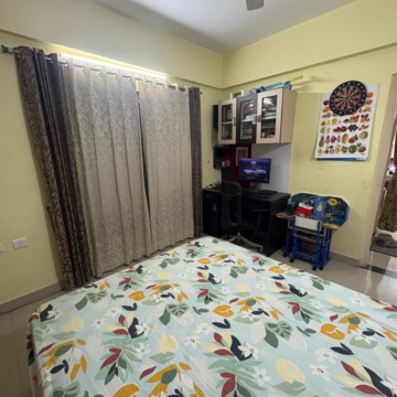 Bedroom in 2 BHK Apartment at Tetra Grand Green Aspire Thanisandra, Sampigehalli – for Rent