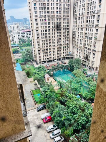 Balcony in 1 BHK Apartment at Madhav Palacia, Ghodbunder Road – for Rent