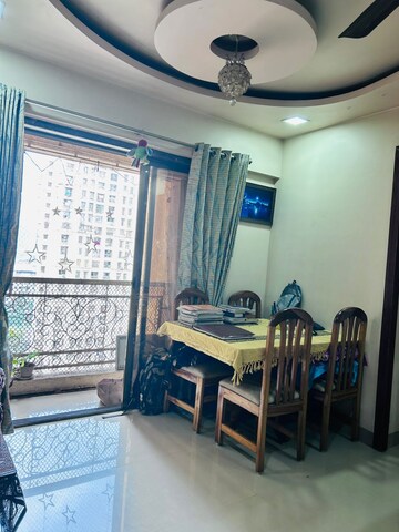 Living Room in 1 BHK Apartment at Madhav Palacia, Ghodbunder Road – for Rent