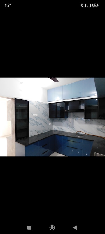 Kitchen in 3 BHK Apartment at Rajapushpa Provincia, Narsingi – for Rent