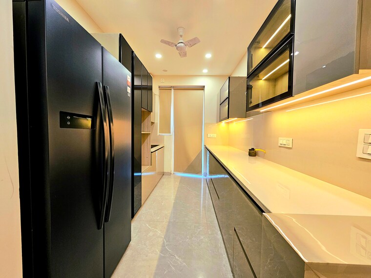 Kitchen, high ground 3 Bedroom 1560 Sq.Ft. Builder Floor In High Ground Zirakpur 8793025