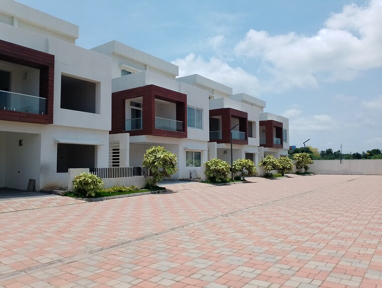 Exterior View, pruthvi-adithya-belmont-greene 4 Bedroom 3450 Sq.Ft. Villa In Tellapur Hyderabad 8793061