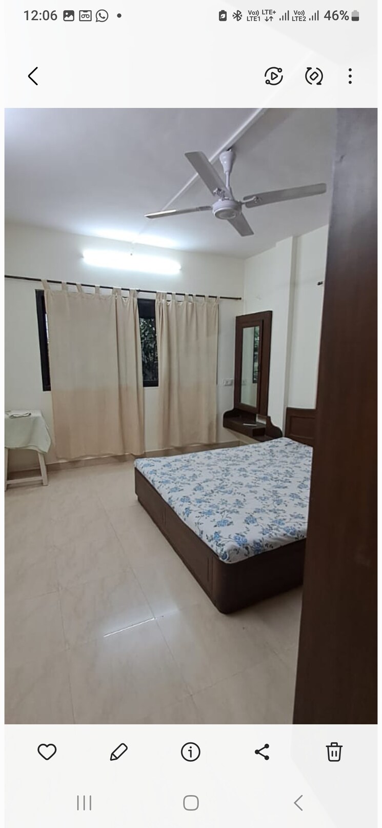 Bedroom, kandivali west 2 Bedroom 600 Sq.Ft. Apartment In Kandivali West Mumbai 8793056