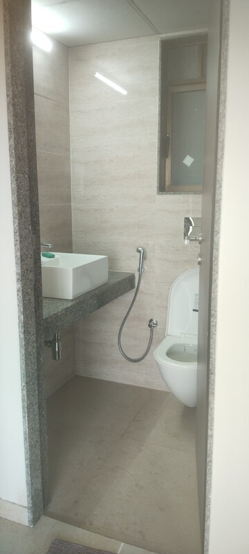 Bathroom in 2 BHK Apartment at Sunteck Maxxworld, Tivri – for Rent