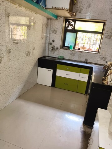 Kitchen in 1 RK Apartment at Sanghvi Estates, Kalyan West – for Rent