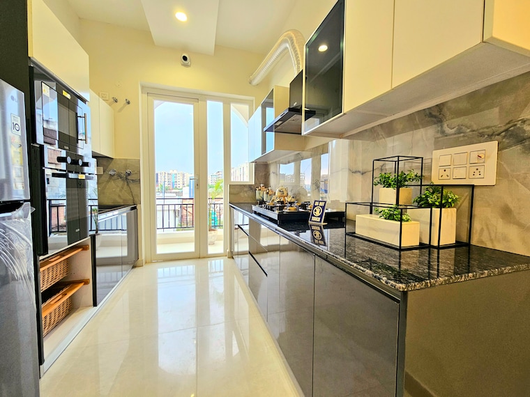 Kitchen, pir machalla 3 Bedroom 1650 Sq.Ft. Apartment In Pir Machalla Zirakpur 8793099