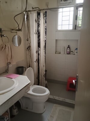 Bathroom in 4 BHK Builder Floor at Unitech South City II, Sector 50 – for Sale