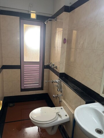 Bathroom in 2 BHK Apartment at Silver Crest Powai, Powai – for Rent