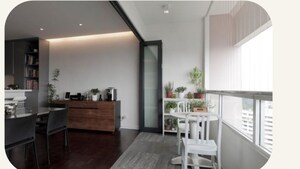 Living Room in 4 BHK Apartment at Rajendra Nagar – for Sale