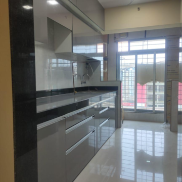 Kitchen in 2 BHK Apartment at Cosmos Habitat, Yashaswi Nagar – for Rent