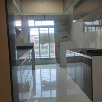 Kitchen in 2 BHK Apartment at Cosmos Habitat, Yashaswi Nagar – for Rent