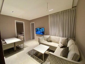 Living Room in 3 BHK Apartment at The Address Mullanpur, North Mullanpur – for Sale