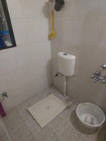 Bathroom in 1 BHK Apartment at Poonam Complex, Kandivali East – for Rent