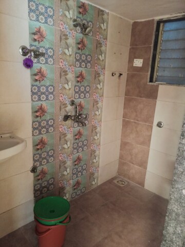 Bathroom in 1 BHK Apartment at Jai Mata Di Complex, Kalher – for Sale