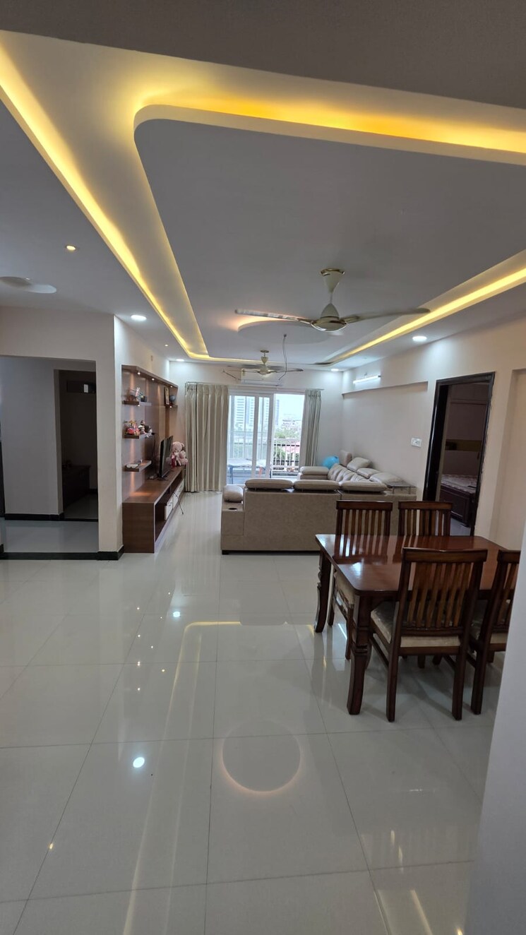 Living Room, my-home-vihanga 3 Bedroom 2160 Sq.Ft. Apartment In Gachibowli Hyderabad 8793335