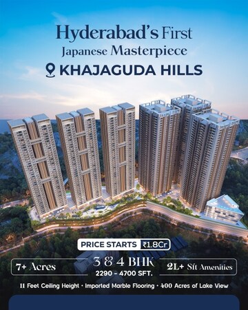3 BHK Apartment For Sale in Srias Iwa, Nanakramguda