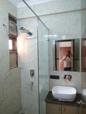 Bathroom in 3 BHK Apartment at Din Apartment, Sector 4 Dwarka – for Sale