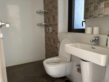 Bathroom in 3 BHK Apartment at Lodha The Park, Worli – for Rent