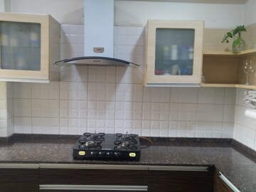 Kitchen in 3 BHK Builder Floor at Unitech Arcadia, South City 2 – for Rent