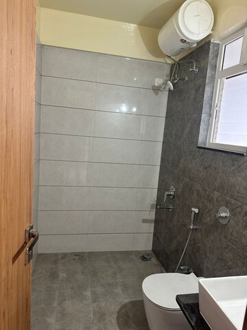 Bathroom in 3 BHK Apartment at Majestique Marbella Phase 1, Kharadi – for Rent