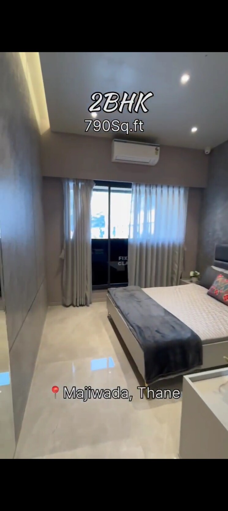 Bedroom, bharat-wembley-24 2 Bedroom 790 Sq.Ft. Apartment In Majiwada Thane 8793523