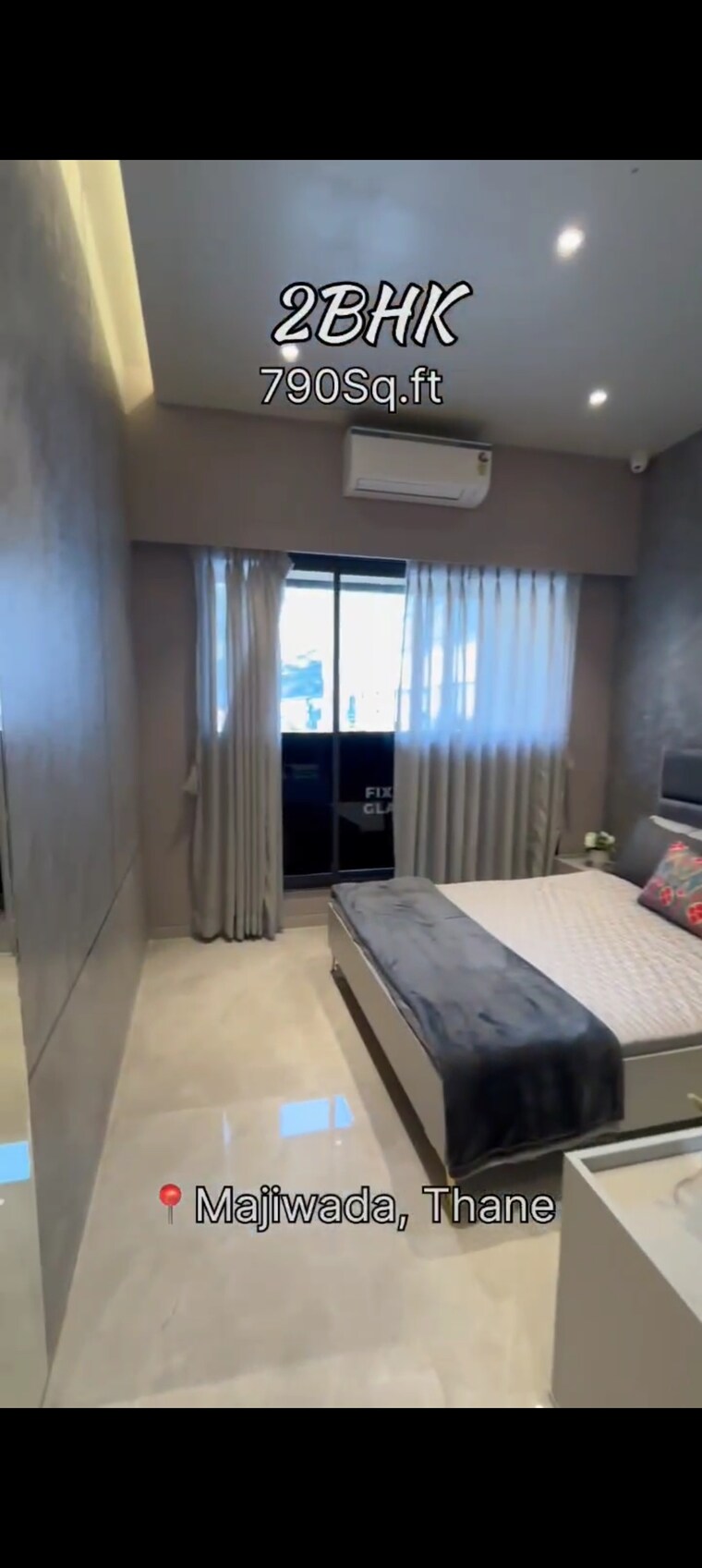 Bedroom, bharat-wembley-24 2 Bedroom 790 Sq.Ft. Apartment In Majiwada Thane 8793523