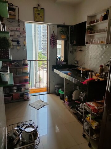 Kitchen in 1.5 BHK Apartment at Everest World Gardenia, Dhokali – for Sale