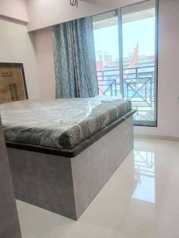 Bedroom in 2 BHK Apartment at Cosmos Habitat, Majiwada – for Rent