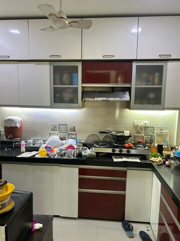 Kitchen in 3 BHK Apartment at Goyal Lakshchandi Heights, Goregaon East – for Sale