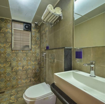 Bathroom in 2 BHK Apartment at Borivali West – for Rent