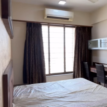 Bedroom in 2 BHK Apartment at Divisha Sanskriti Signature, Borivali West – for Rent