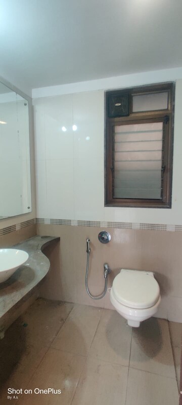 Bathroom in 3 BHK Apartment at Lake Primrose, Powai – for Rent