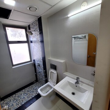 Bathroom in 3 BHK Apartment at Mantri Pinnacle, Hulimavu – for Rent