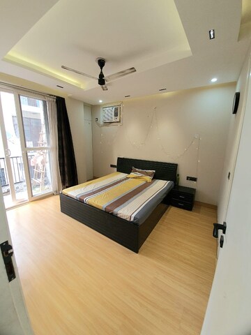 Bedroom in 1.5 BHK Builder Floor at Khirki Extension – for Rent