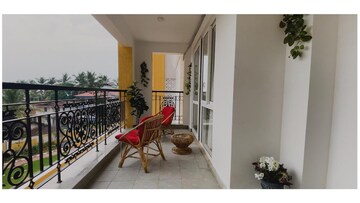 Balcony in 3.5 BHK Apartment at Dona Paula – for Rent