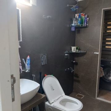 Bathroom in 2 BHK Apartment at Borivali West – for Rent