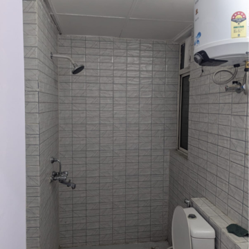 Bathroom in 2 BHK Apartment at Kosmos Heights, Sector 134 – for Rent