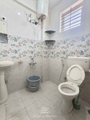 Bathroom in 3 BHK Builder Floor at Kasavanahalli – for Rent