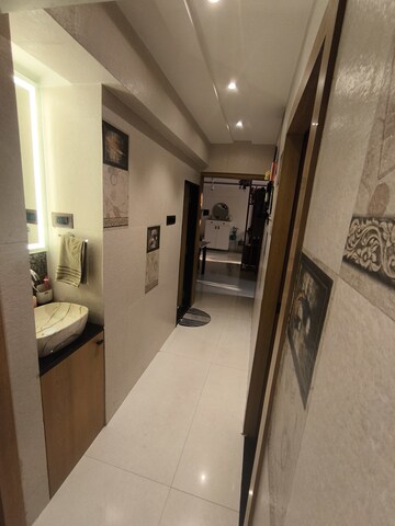 Building Lobby in 1 BHK Apartment at Ashar Axis, Majiwada – for Rent