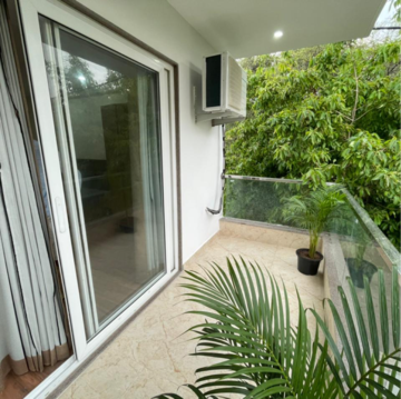 Balcony in 1 RK Apartment at Unitech South City Heights, South City 1 – for Rent