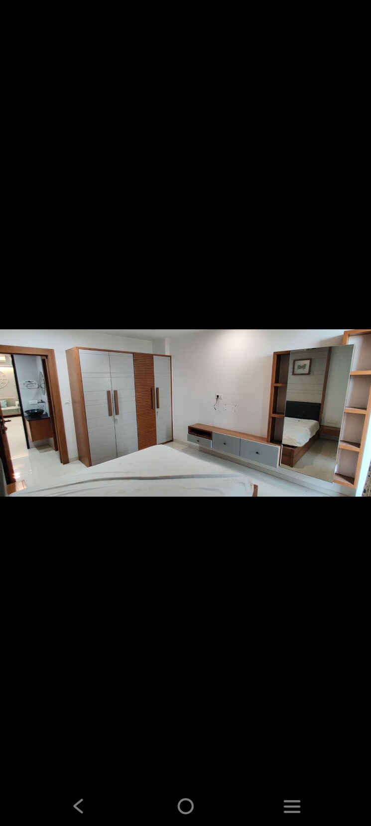 Master Bedroom, sthapatya-pratham-lakeview 3 Bedroom 1400 Sq.Ft. Apartment In Science City Ahmedabad 8793950