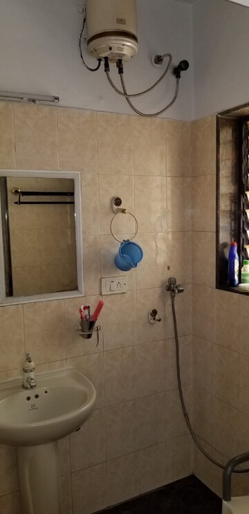 Bathroom in 2 BHK Apartment at Bandra West – for Rent