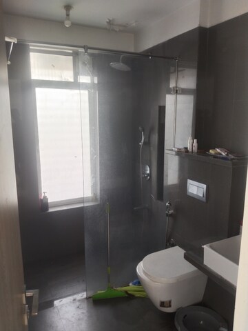 Bathroom in 3 BHK Apartment at Soham Crystal Spires, Ghodbunder Road – for Rent