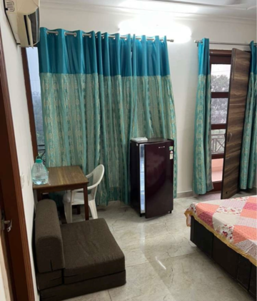 Living Room in 1 BHK Apartment at Sector 64 Mohali – for Rent