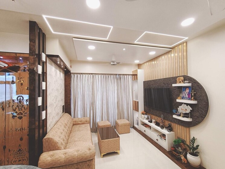 Living Room, balaji-delta-central 2 Bedroom 1200 Sq.Ft. Apartment In Kharghar Navi Mumbai 8794206